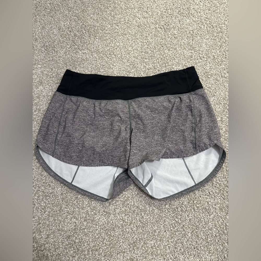 Lululemon Speed Up Short Long *4" Updated Fit
Heather Lux Multi Black / Black